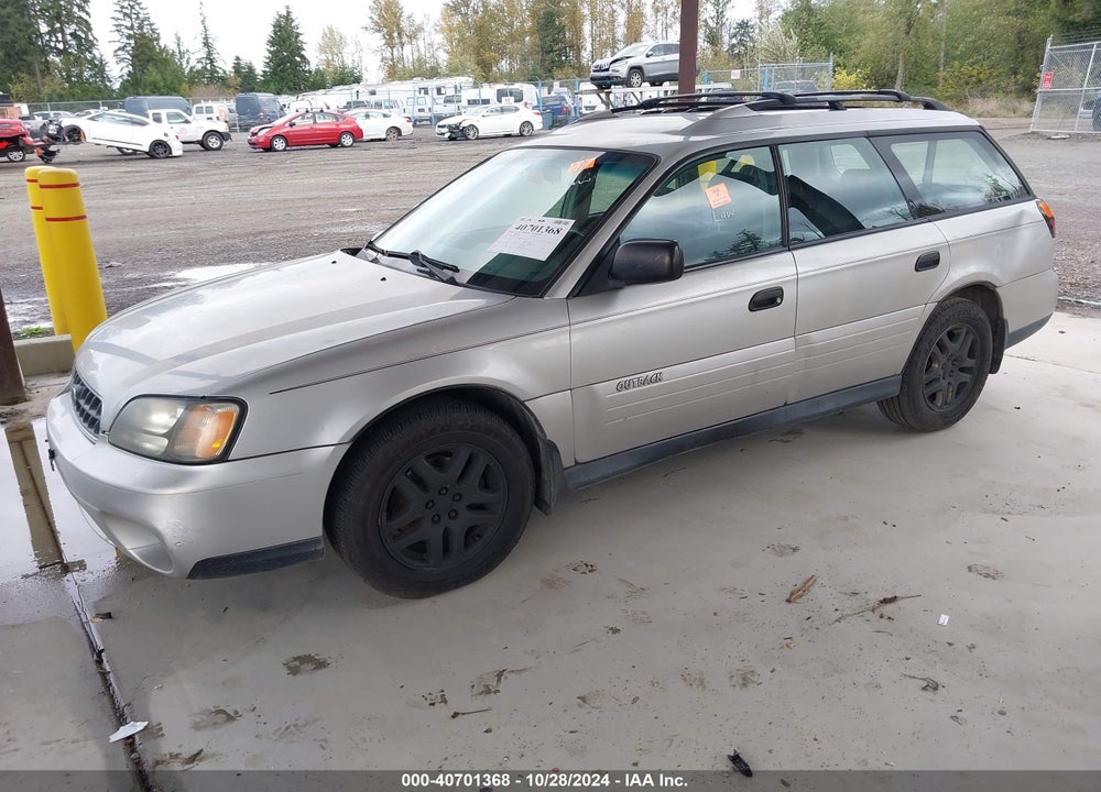 2004 SUBARU OUTBACK VIN: 4S3BH675847610747