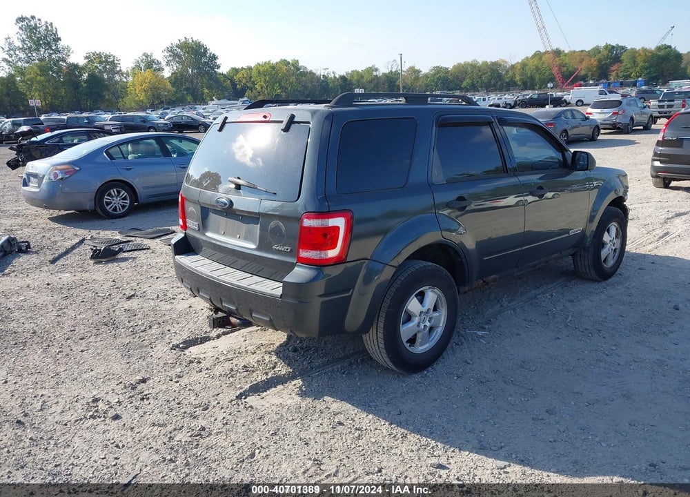 2008 FORD ESCAPE XLT VIN: 1FMCU931X8KC65790