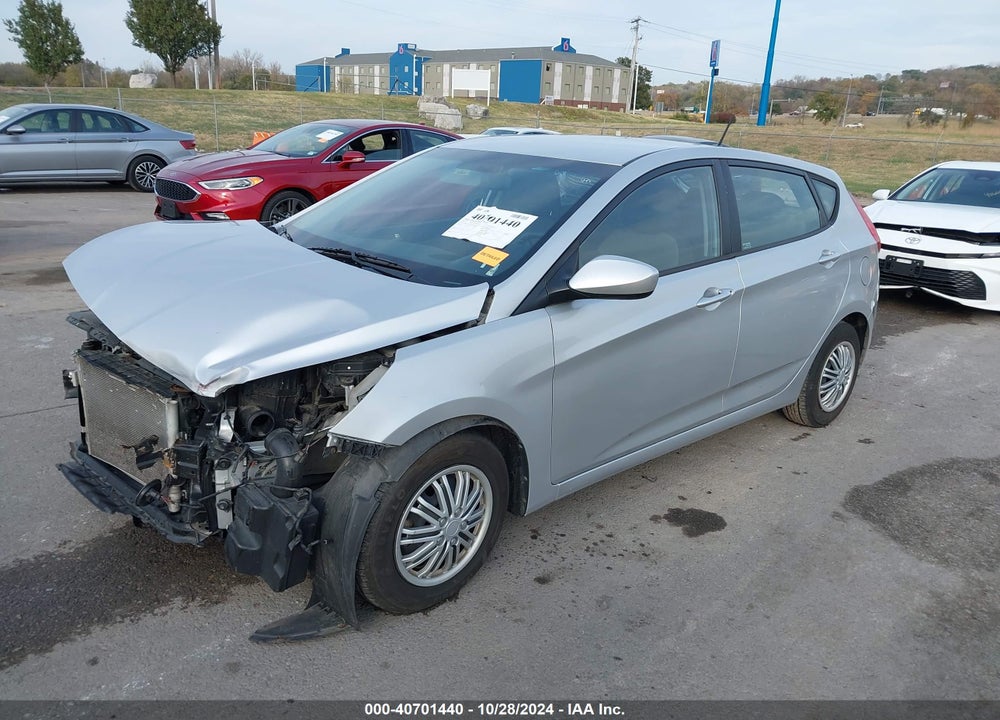2012 HYUNDAI ACCENT GS VIN: KMHCT5AE9CU022504