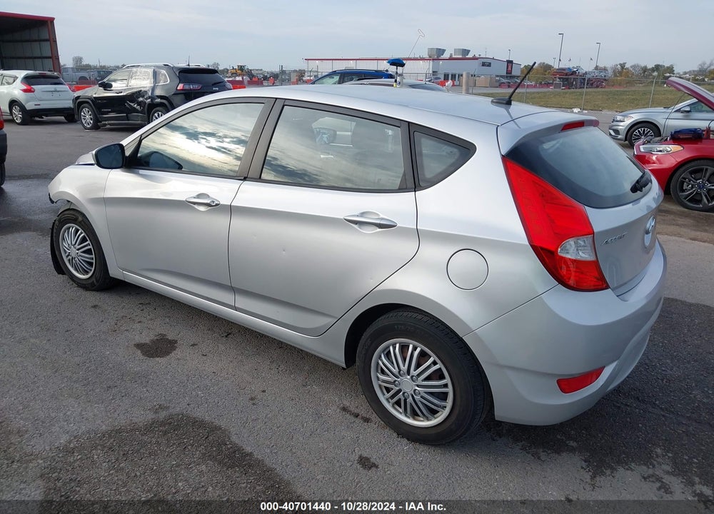 2012 HYUNDAI ACCENT GS VIN: KMHCT5AE9CU022504