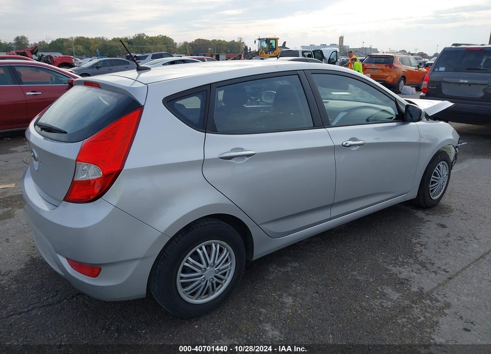 2012 HYUNDAI ACCENT GS VIN: KMHCT5AE9CU022504