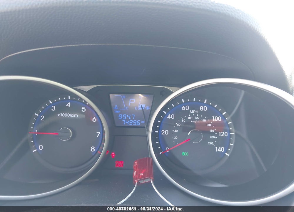 2013 HYUNDAI TUCSON LIMITED VIN: KM8JUCAC1DU622748
