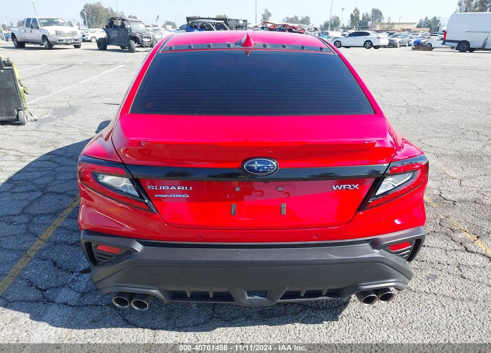 2022 SUBARU WRX GT VIN: JF1VBAU61N8028859