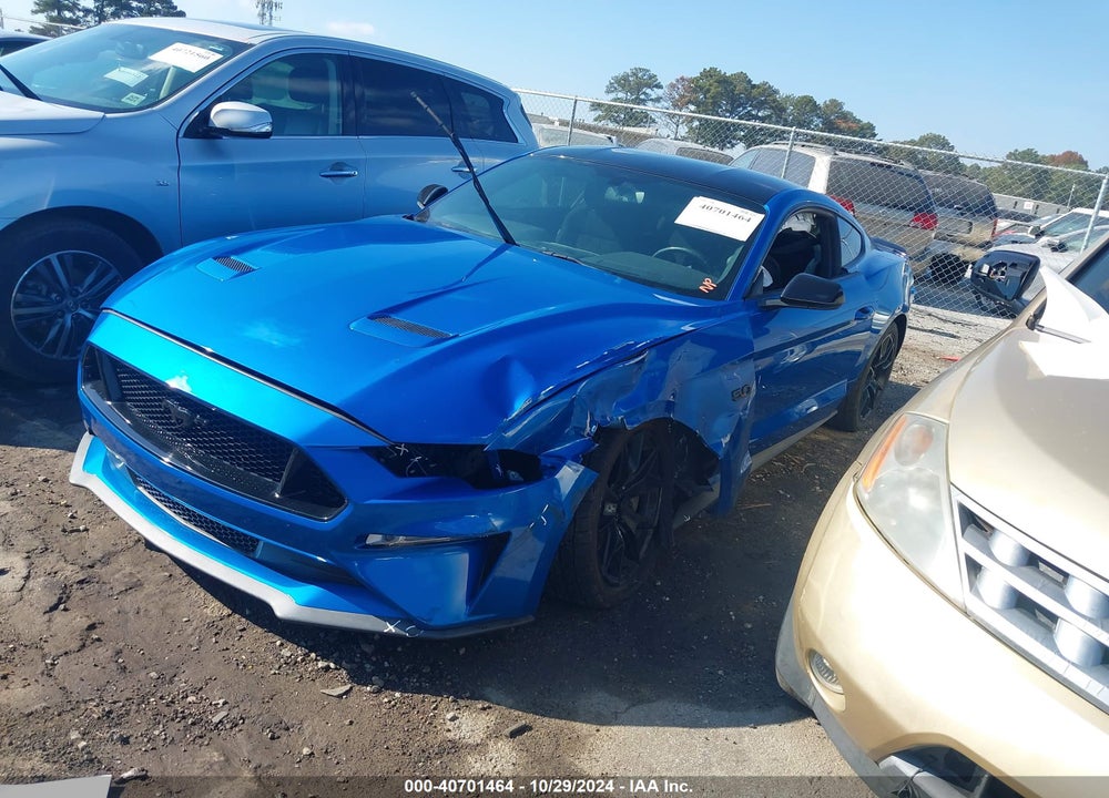2019 FORD MUSTANG GT VIN: 1FA6P8CF3K5166450