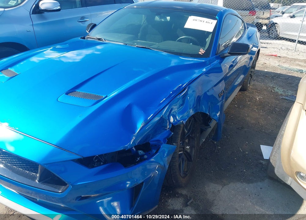 2019 FORD MUSTANG GT VIN: 1FA6P8CF3K5166450