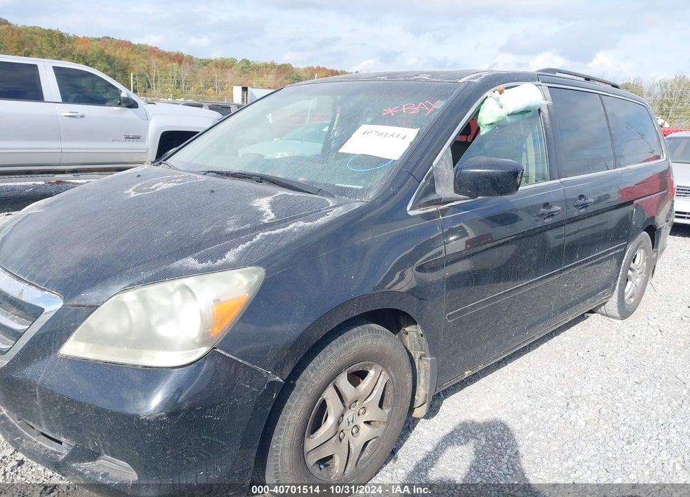 2007 HONDA ODYSSEY EX-L VIN: 5FNRL38657B090346