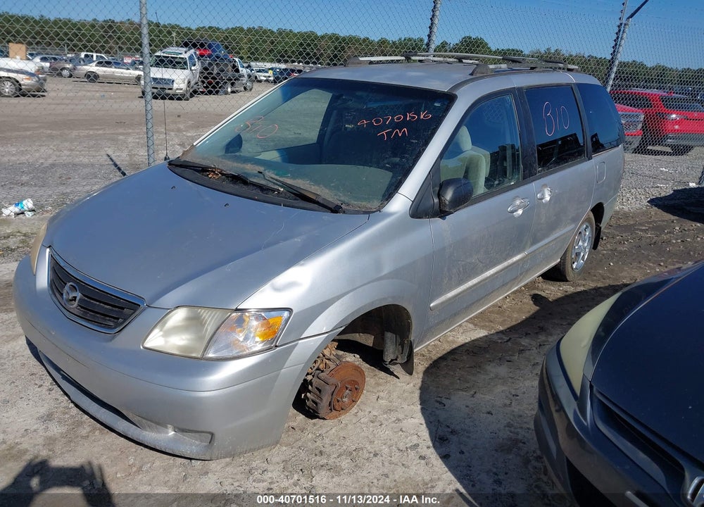 2001 MAZDA MPV DX/ES/LX VIN: JM3LW28G910190852