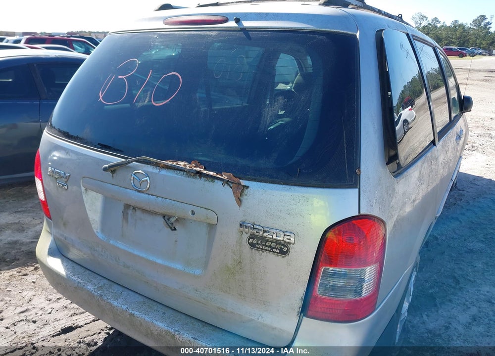 2001 MAZDA MPV DX/ES/LX VIN: JM3LW28G910190852