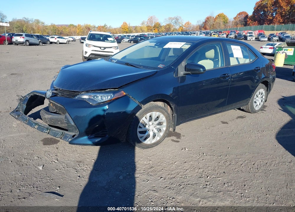 2018 TOYOTA COROLLA LE VIN: 2T1BURHE8JC104230