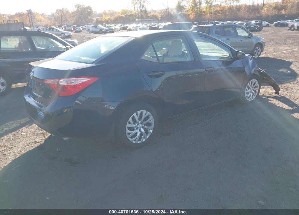 2018 TOYOTA COROLLA LE VIN: 2T1BURHE8JC104230