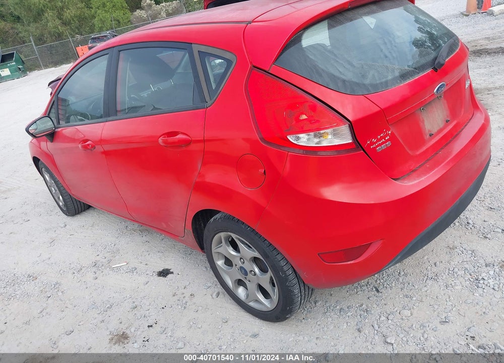 2012 FORD FIESTA SES VIN: 3FADP4FJ0CM177062