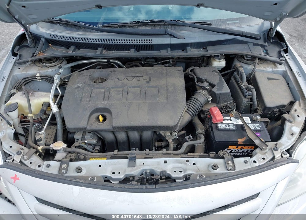 2011 TOYOTA COROLLA LE VIN: 2T1BU4EEXBC750667