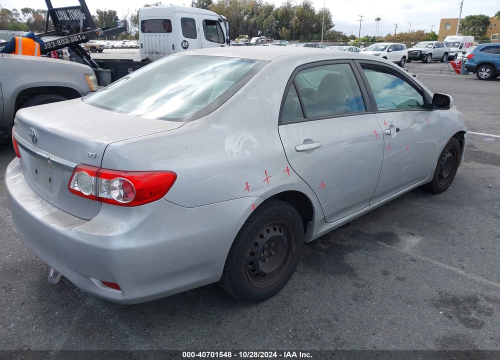 2011 TOYOTA COROLLA LE VIN: 2T1BU4EEXBC750667