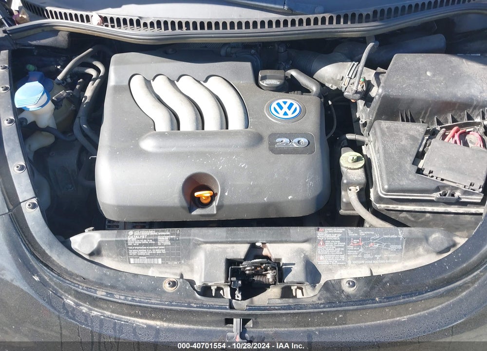 2001 VOLKSWAGEN NEW BEETLE GL VIN: 3VWBS21C91M433299