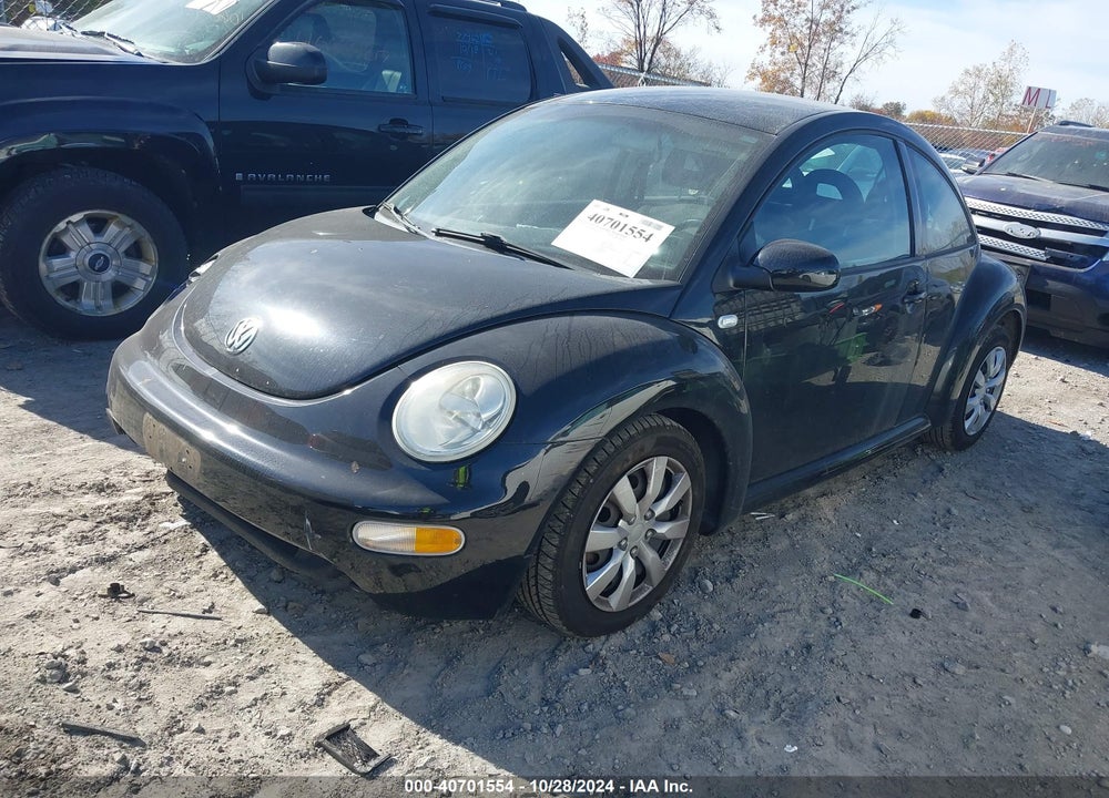 2001 VOLKSWAGEN NEW BEETLE GL VIN: 3VWBS21C91M433299