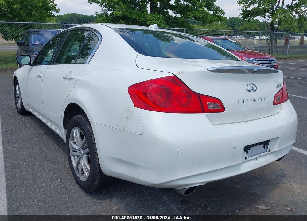 2013 INFINITI G37X VIN: JN1CV6AR7DM750852