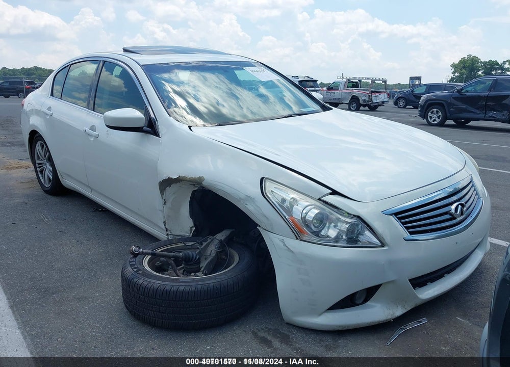 2013 INFINITI G37X VIN: JN1CV6AR7DM750852