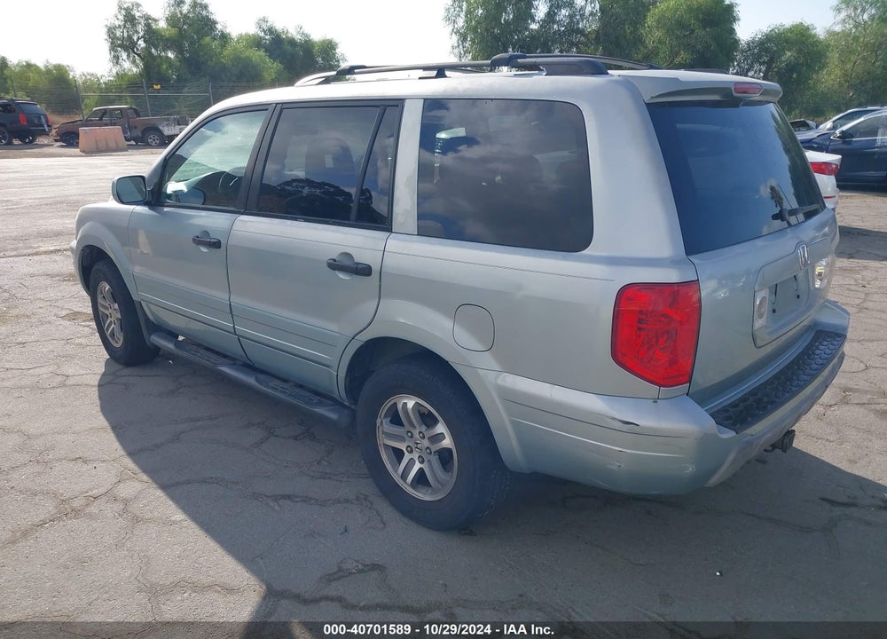 2003 HONDA PILOT EX VIN: 2HKYF18423H526717