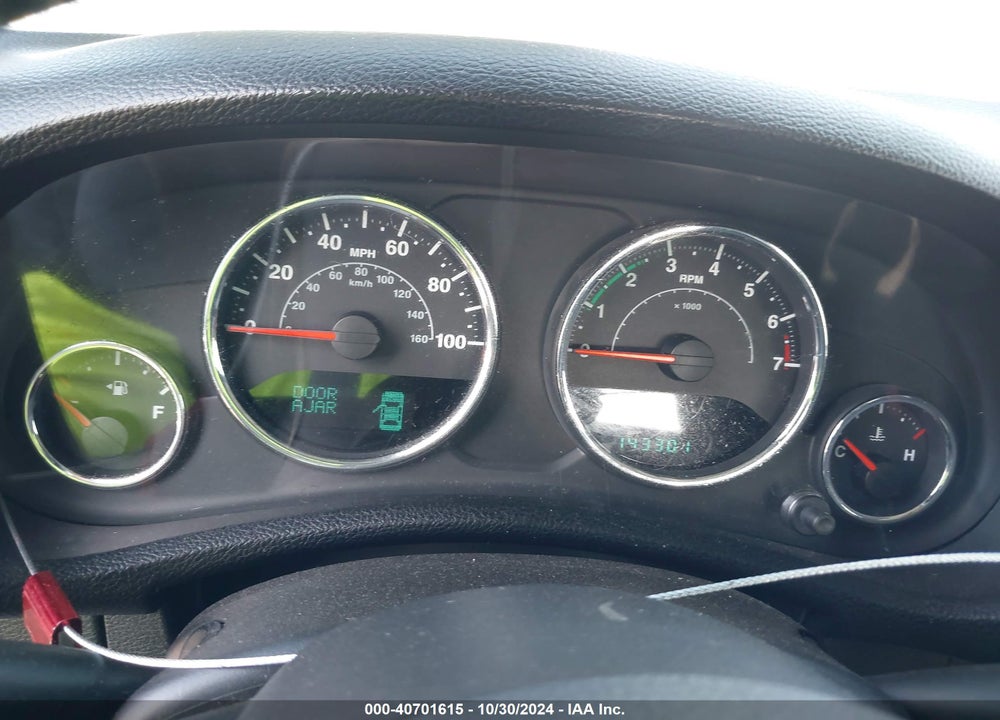 2012 JEEP WRANGLER UNLIMITED SPORT VIN: 1C4BJWDG7CL214423