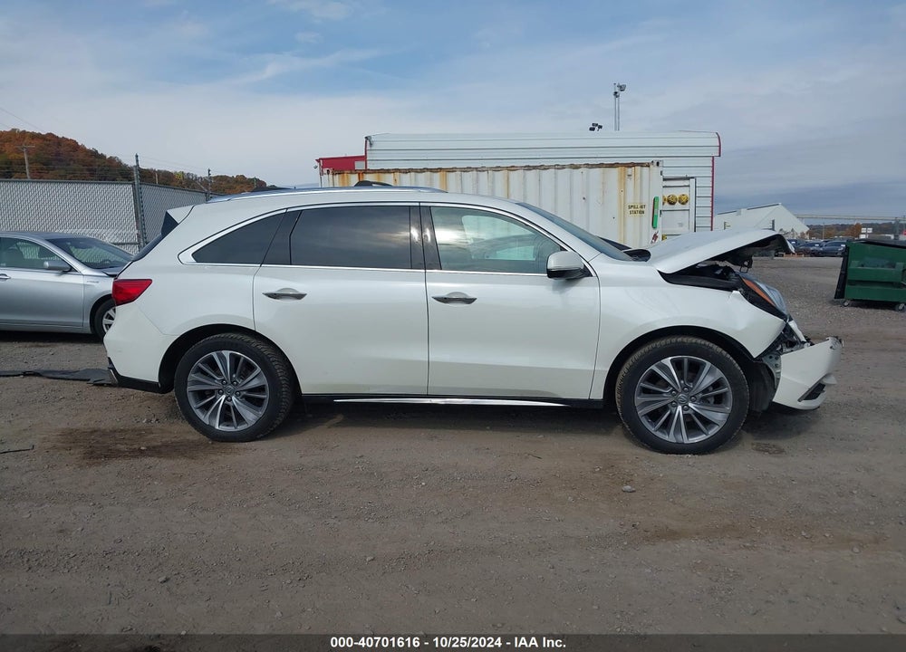 2018 ACURA MDX TECHNOLOGY PACKAGE   WATCH PLUS PKG VIN: 5J8YD4H57JL001047