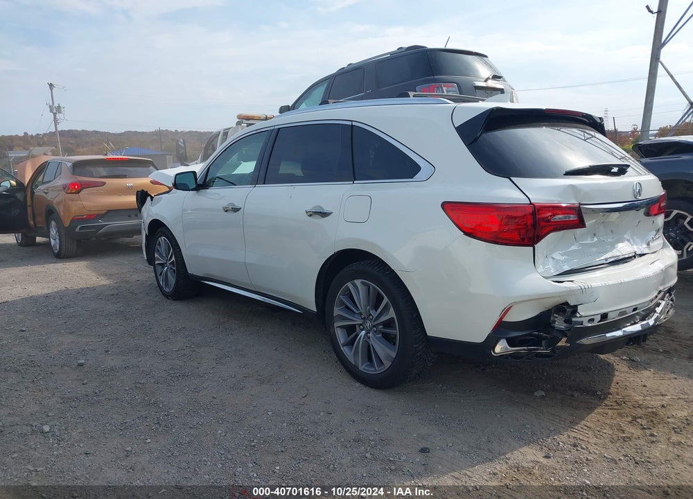2018 ACURA MDX TECHNOLOGY PACKAGE   WATCH PLUS PKG VIN: 5J8YD4H57JL001047