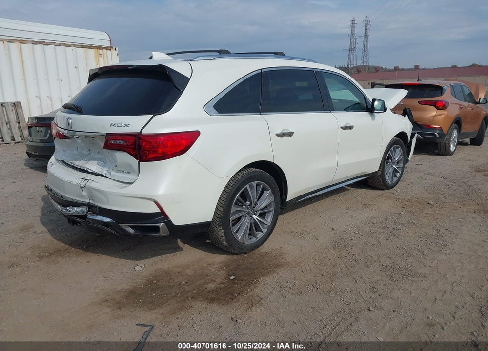 2018 ACURA MDX TECHNOLOGY PACKAGE   WATCH PLUS PKG VIN: 5J8YD4H57JL001047
