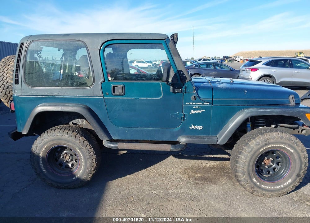 1998 JEEP WRANGLER SPORT VIN: 1J4FY19S9WP749810