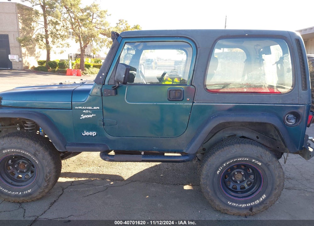 1998 JEEP WRANGLER SPORT VIN: 1J4FY19S9WP749810