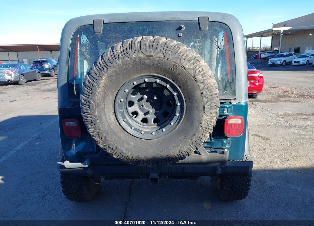 1998 JEEP WRANGLER SPORT VIN: 1J4FY19S9WP749810
