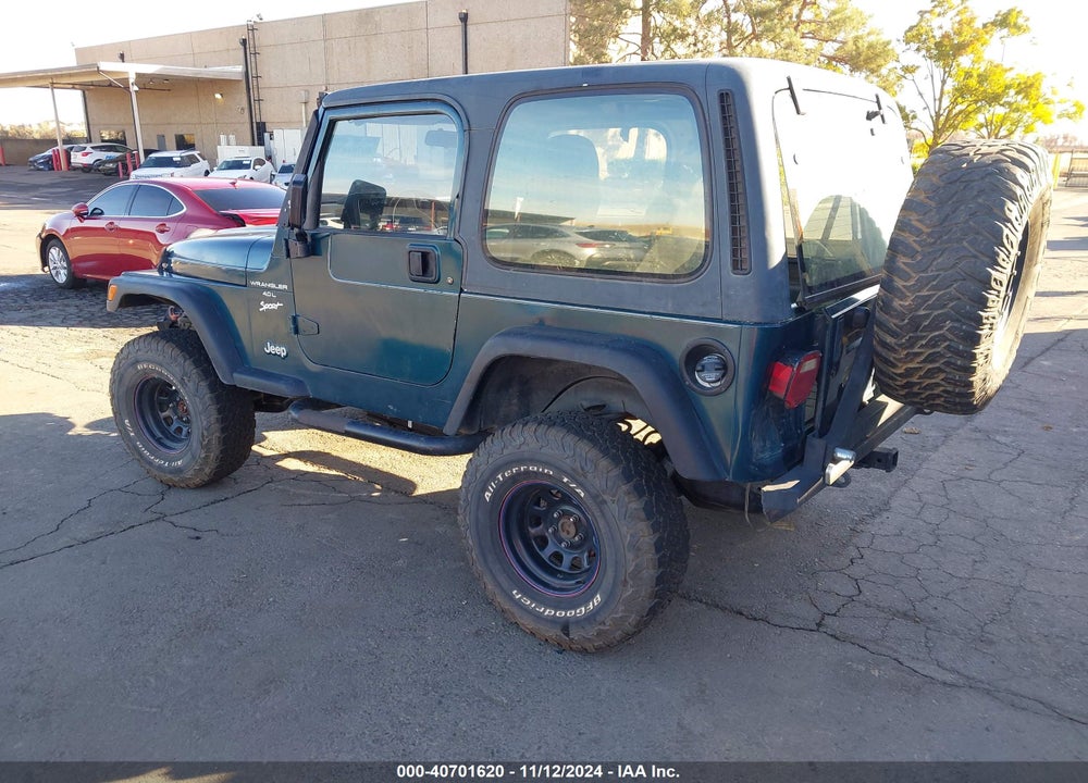 1998 JEEP WRANGLER SPORT VIN: 1J4FY19S9WP749810