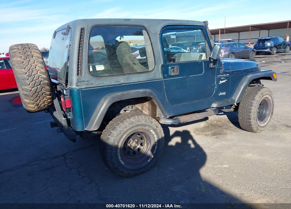 1998 JEEP WRANGLER SPORT VIN: 1J4FY19S9WP749810