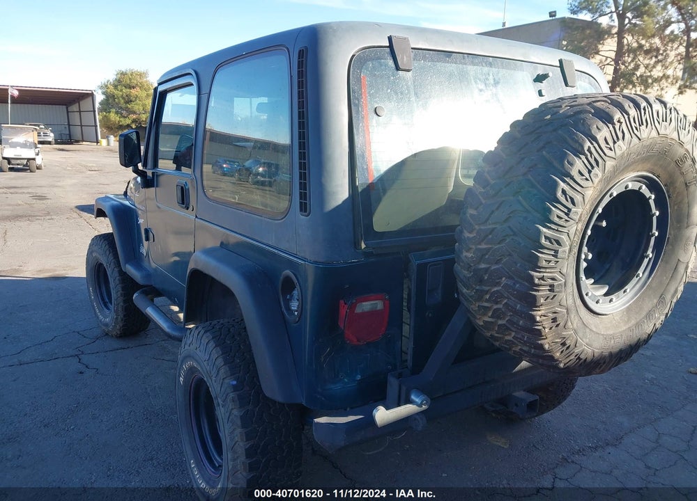 1998 JEEP WRANGLER SPORT VIN: 1J4FY19S9WP749810