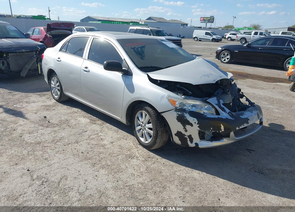 2009 TOYOTA COROLLA LE VIN: 2T1BU40E89C116906