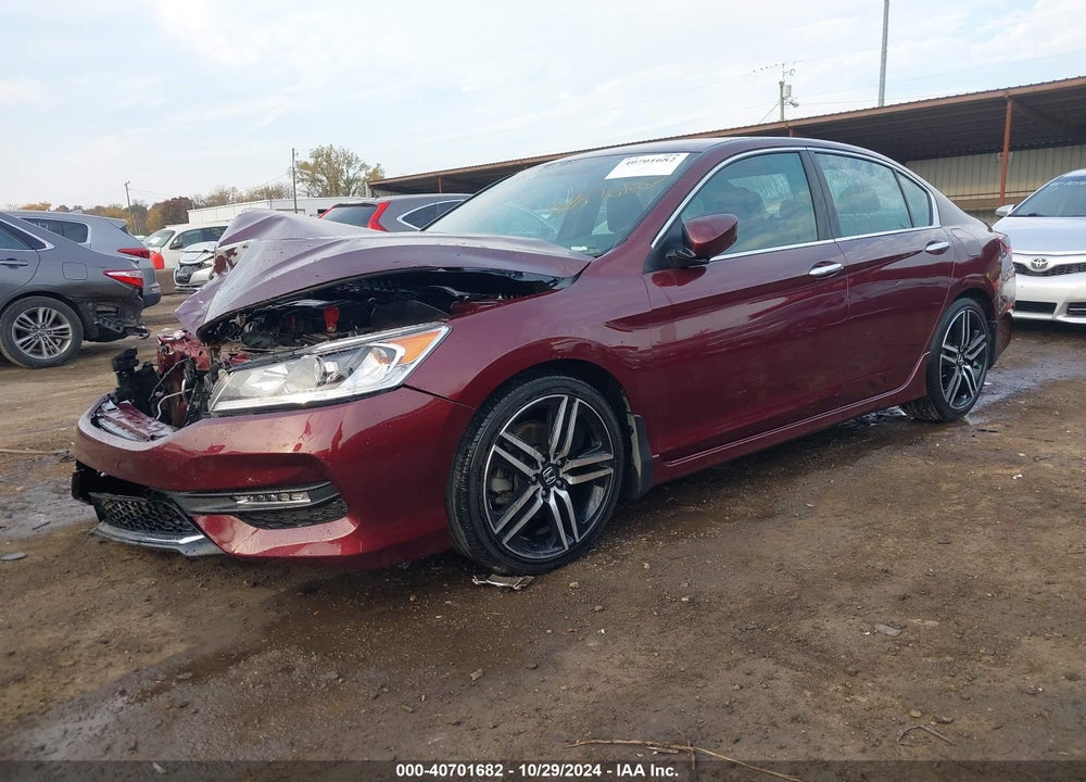 2017 HONDA ACCORD SPORT VIN: 1HGCR2F57HA287877