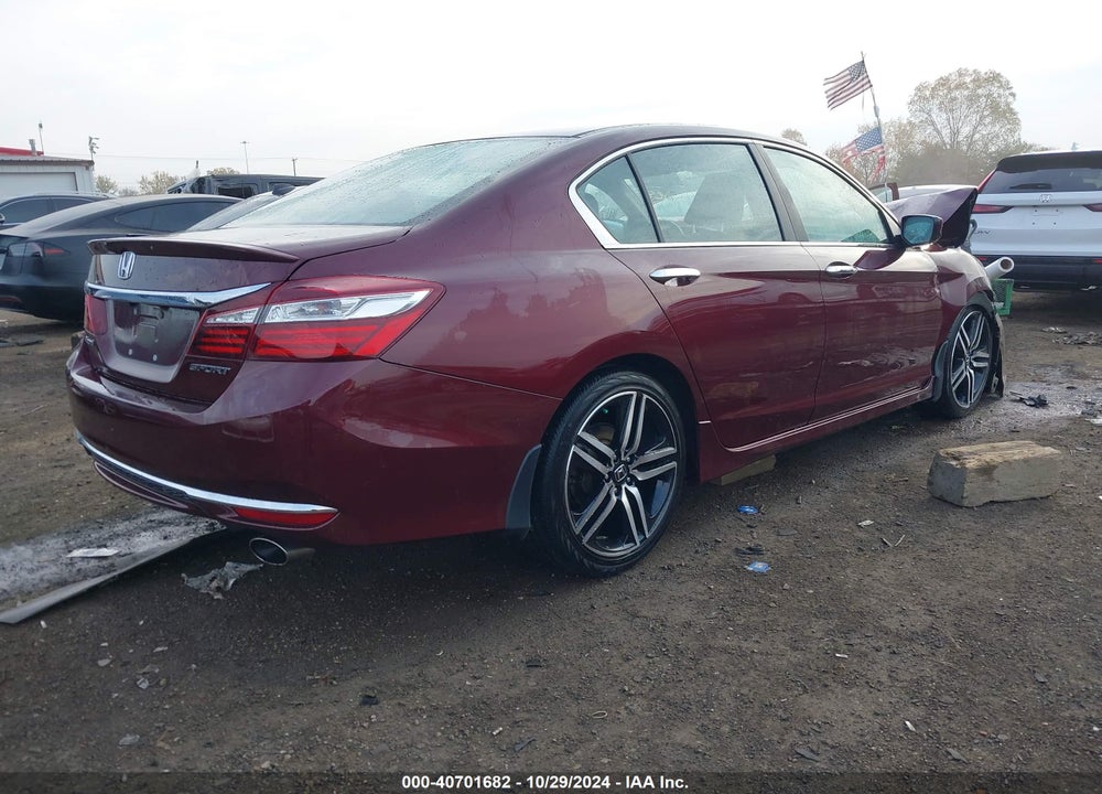 2017 HONDA ACCORD SPORT VIN: 1HGCR2F57HA287877