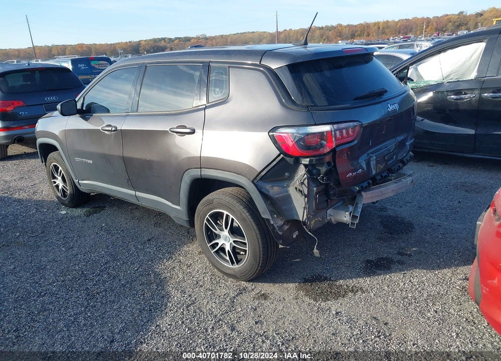 2019 JEEP COMPASS SPORT 4X4 VIN: 3C4NJDAB8KT723756