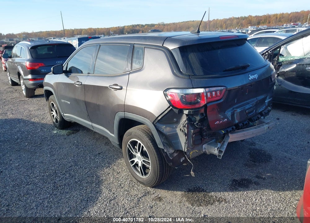 2019 JEEP COMPASS SPORT 4X4 VIN: 3C4NJDAB8KT723756