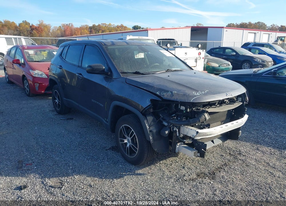 2019 JEEP COMPASS SPORT 4X4 VIN: 3C4NJDAB8KT723756