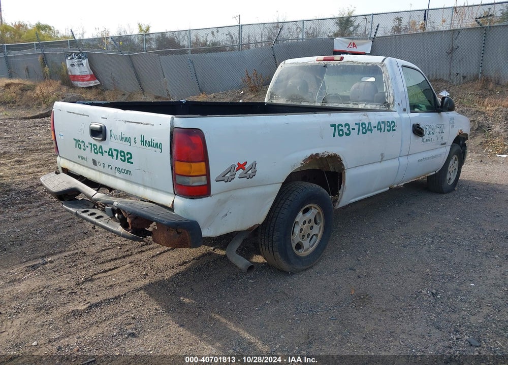 2000 CHEVROLET SILVERADO 1500 VIN: 1GCEK14V5YE226335