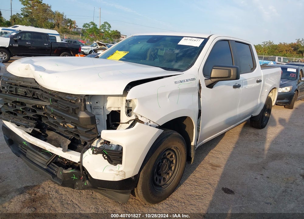 2023 CHEVROLET SILVERADO 1500 2WD SHORT BED WT VIN: 3GCPAAEK3PG207970