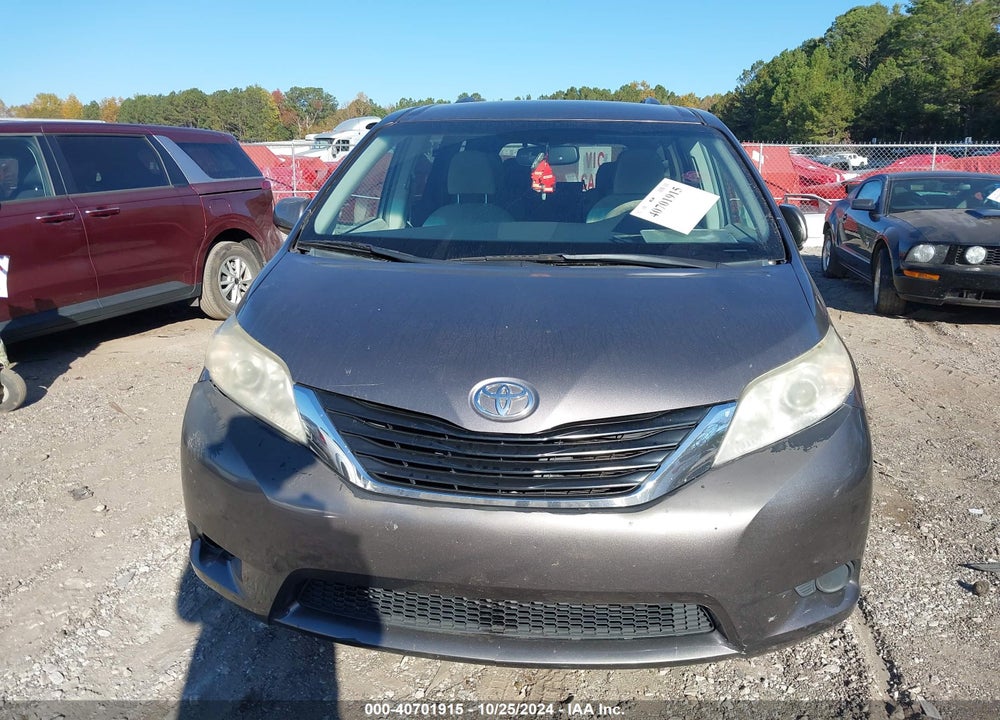 2013 TOYOTA SIENNA LE V6 8 PASSENGER VIN: 5TDKK3DC0DS321161