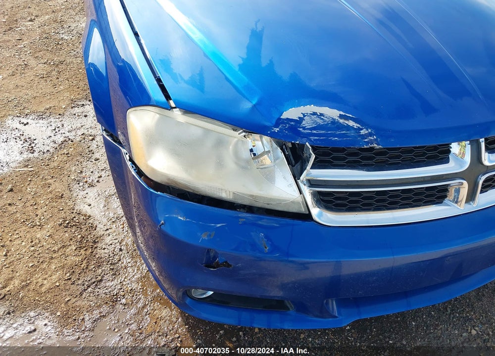 2013 DODGE AVENGER SXT VIN: 1C3CDZCBXDN746567