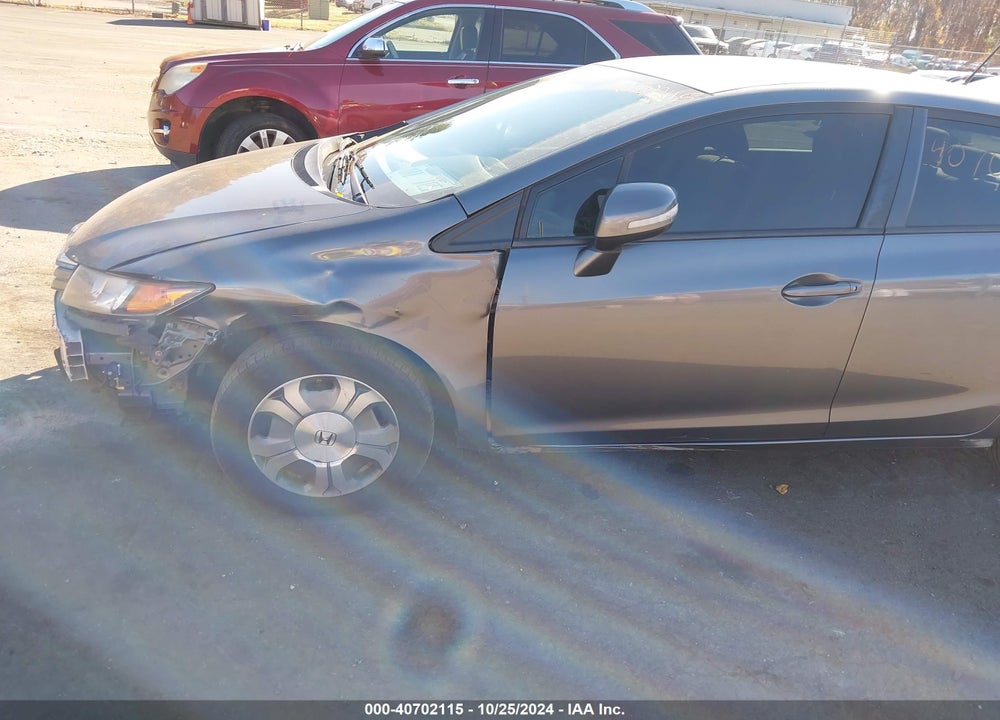 2012 HONDA CIVIC HYBRID VIN: JHMFB4F2XCS004746