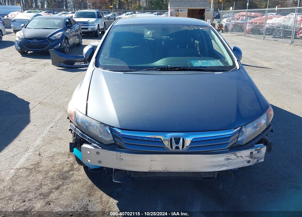 2012 HONDA CIVIC HYBRID VIN: JHMFB4F2XCS004746