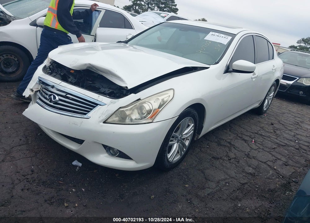 2012 INFINITI G25 JOURNEY VIN: JN1DV6APXCM701582