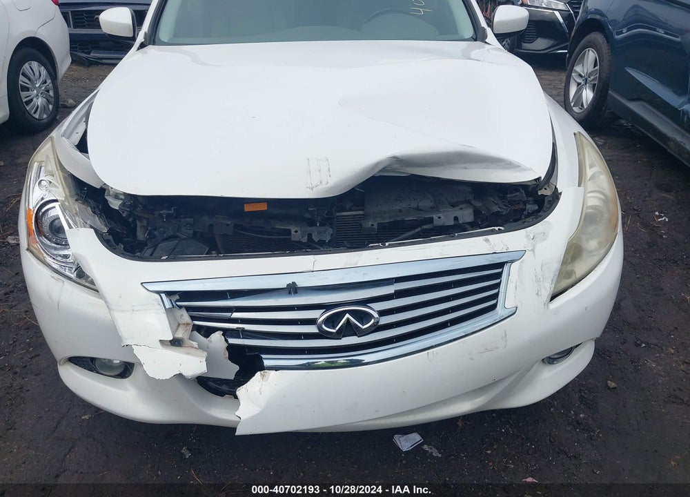 2012 INFINITI G25 JOURNEY VIN: JN1DV6APXCM701582