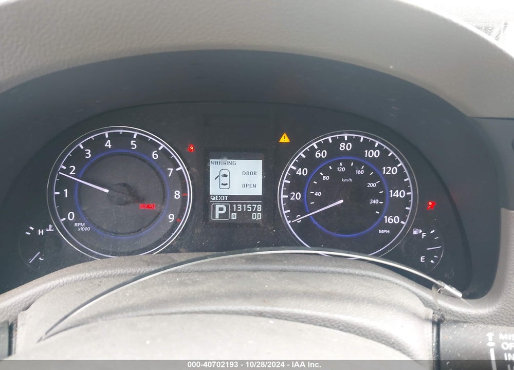 2012 INFINITI G25 JOURNEY VIN: JN1DV6APXCM701582