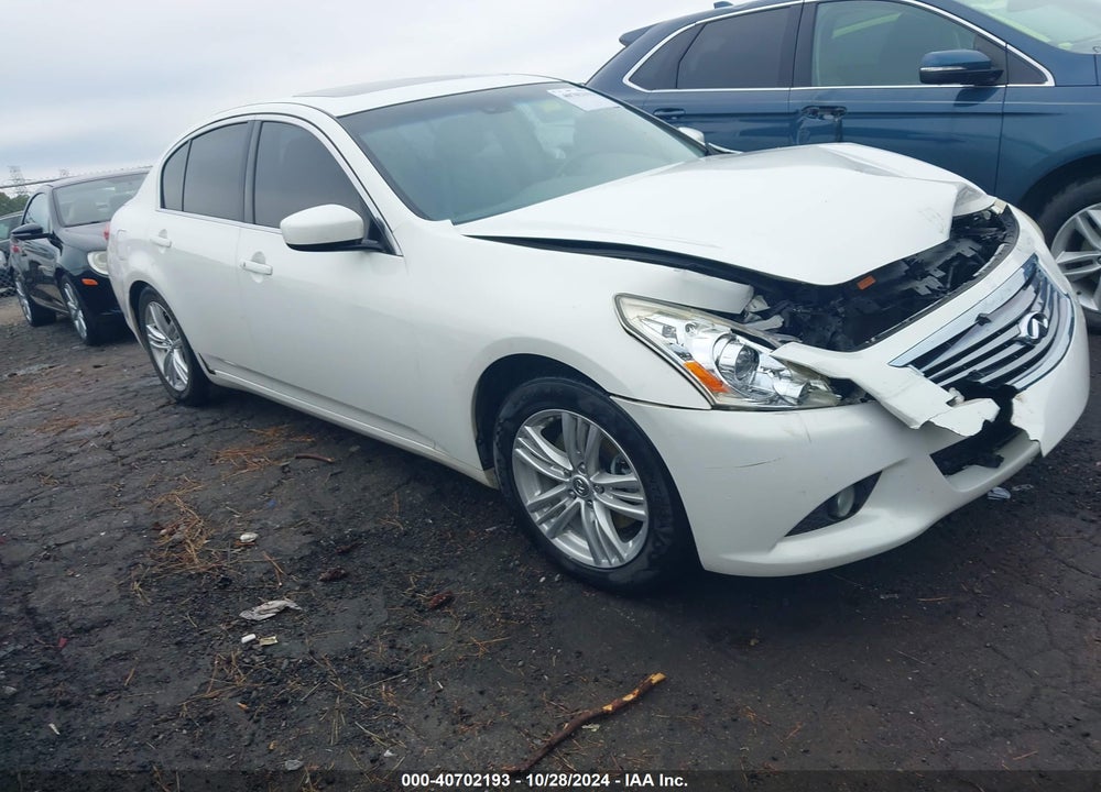2012 INFINITI G25 JOURNEY VIN: JN1DV6APXCM701582