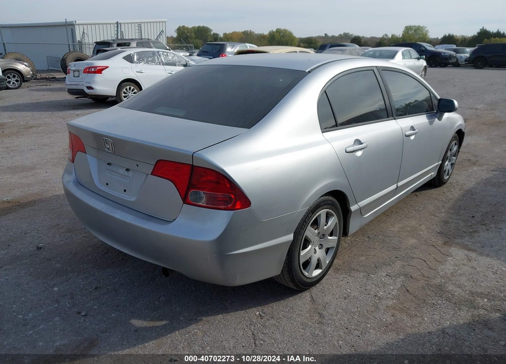 2006 HONDA CIVIC LX VIN: 1HGFA16506L010360
