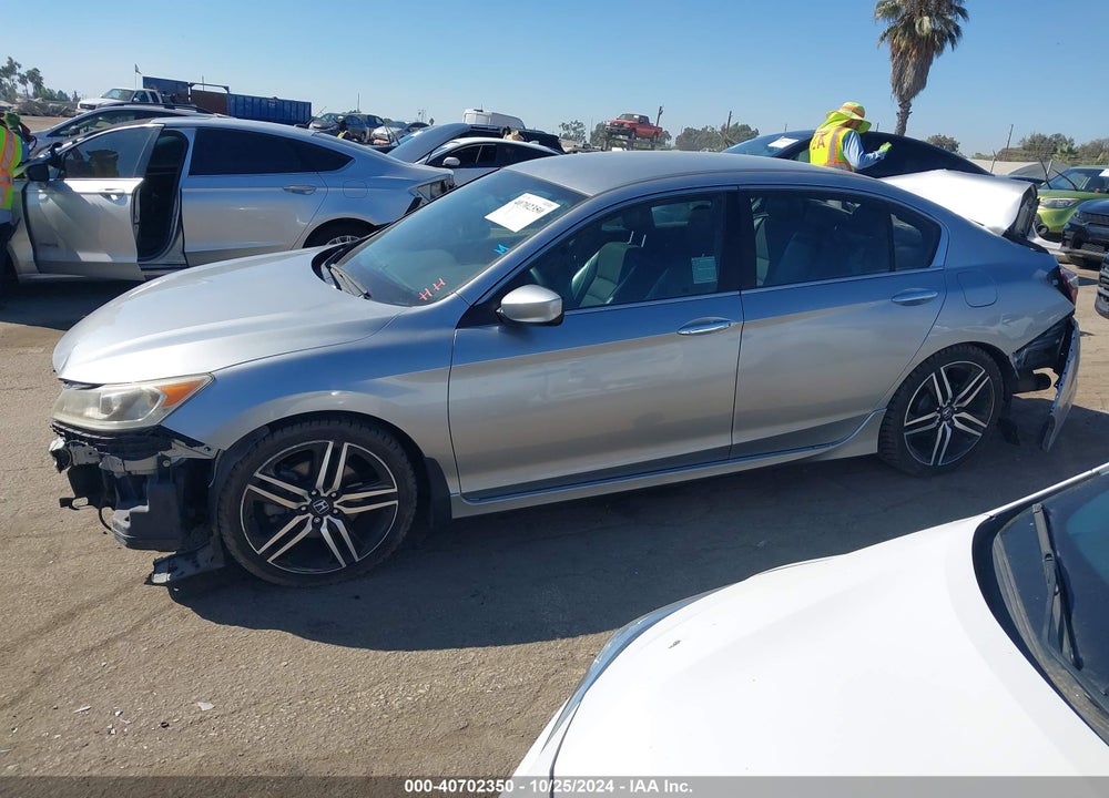 2017 HONDA ACCORD SPORT VIN: 1HGCR2F56HA115694